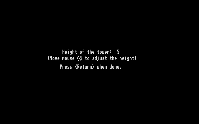 Towers of Hanoi (The) atari screenshot