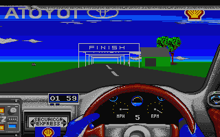 Toyota Celica GT Rally atari screenshot