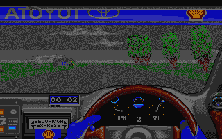 Toyota Celica GT Rally atari screenshot