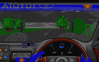 Toyota Celica GT Rally atari screenshot