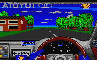 Toyota Celica GT Rally atari screenshot