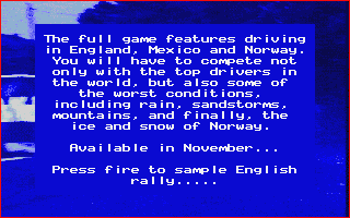 Toyota Celica GT Rally atari screenshot