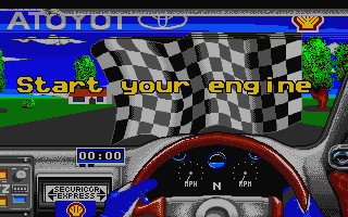 Toyota Celica GT Rally atari screenshot