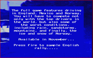 Toyota Celica GT Rally atari screenshot