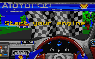 Toyota Celica GT Rally atari screenshot