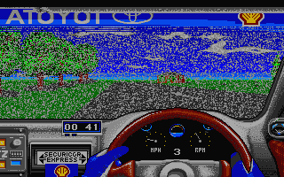 Toyota Celica GT Rally atari screenshot