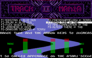 Track Mania II atari screenshot