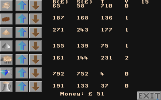 Trader II atari screenshot