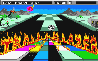 Trailblazer atari screenshot