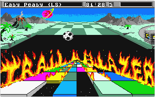 Trailblazer atari screenshot