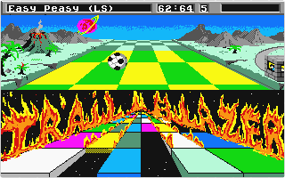 Trailblazer atari screenshot