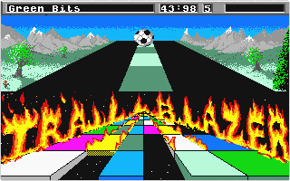 Trailblazer atari screenshot