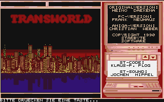 Trans World atari screenshot