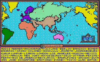 Travel Game atari screenshot