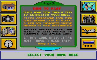 Travel Game atari screenshot