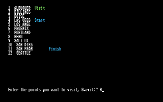 Traveler atari screenshot