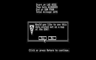 Traveler atari screenshot