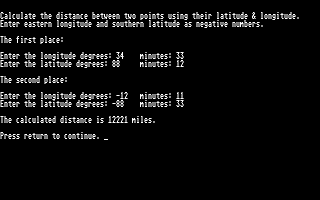 Traveler atari screenshot