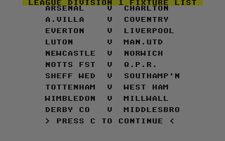 Treble Champions atari screenshot