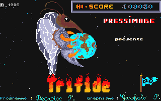 Trifide atari screenshot