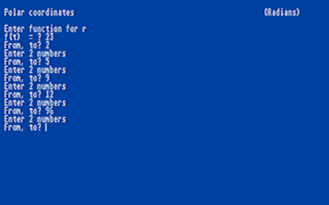 Trigonometry atari screenshot