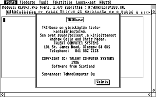 TRIMbase atari screenshot
