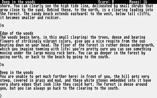 Tristam Island atari screenshot