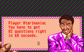 Trivia Gameshow atari screenshot