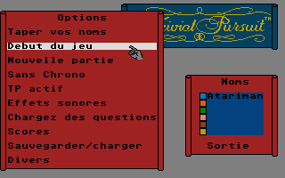 Trivial Pursuit - Genus Edition atari screenshot