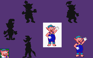 Trois Petits Cochons S'amusent (Les) atari screenshot