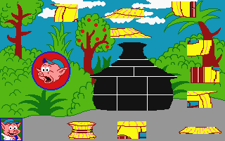 Trois Petits Cochons S'amusent (Les) atari screenshot