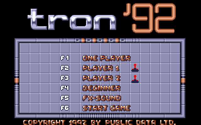 Tron '92 atari screenshot