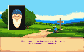 Troubadours atari screenshot