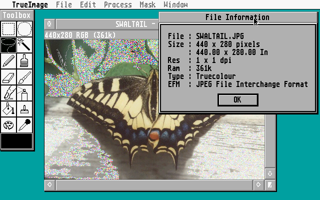 True Image atari screenshot