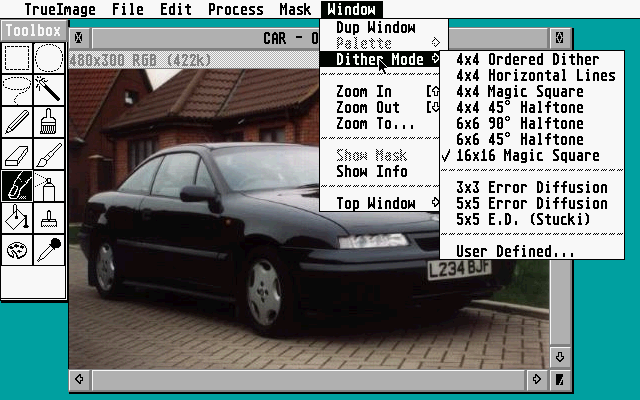 True Image atari screenshot
