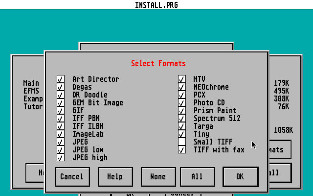 True Image atari screenshot