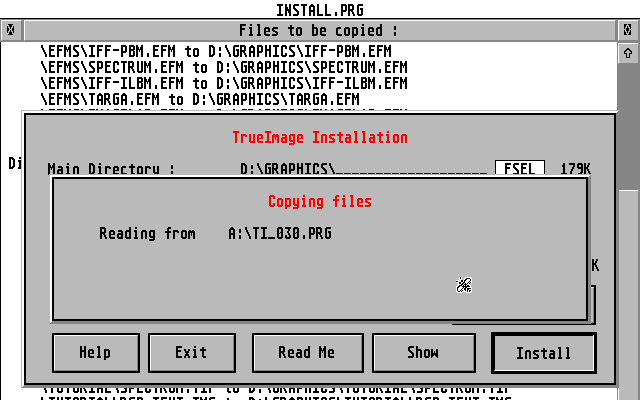 True Image atari screenshot