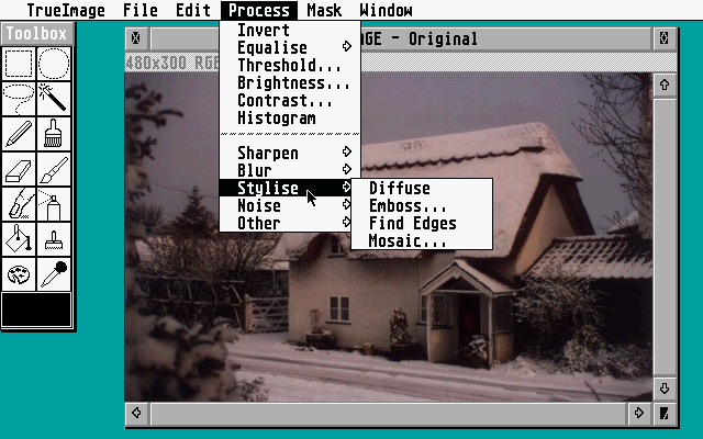 True Image atari screenshot