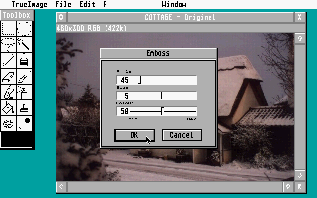True Image atari screenshot