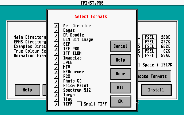 True Paint atari screenshot
