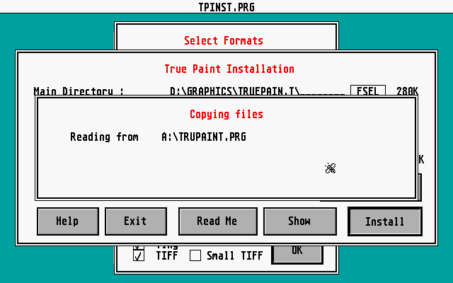 True Paint atari screenshot