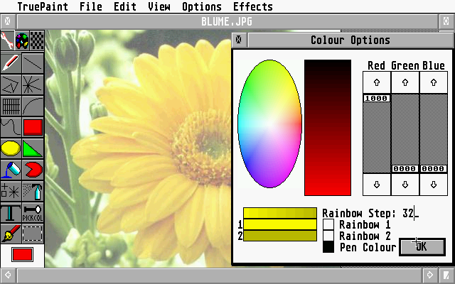 True Paint atari screenshot
