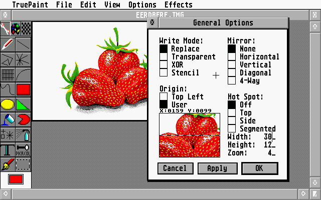 True Paint atari screenshot
