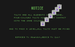 Tult atari screenshot