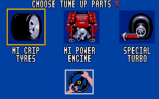 Turbo Out Run atari screenshot
