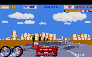 Turbo Out Run atari screenshot