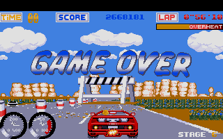 Turbo Out Run atari screenshot
