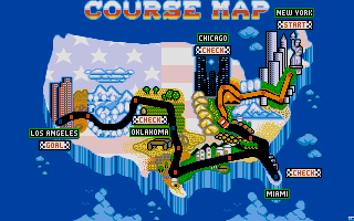 Turbo Out Run atari screenshot