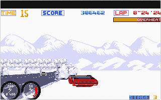 Turbo Out Run atari screenshot