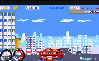 Turbo Out Run atari screenshot